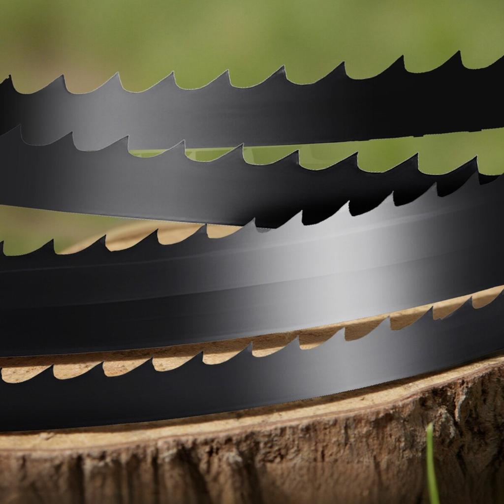 Bandsaw Blade, 1511 mm Length, 6 TPI Band Saw Blade with 15 HRC Hardened Sharp Teeth, SK5 High-Strength Carbon Steel, 6.35 mm Width, Replacement for