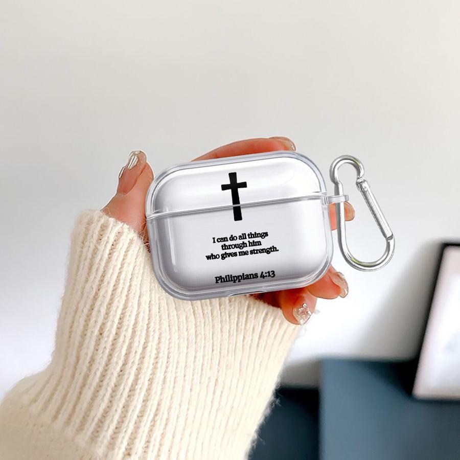 Прозрачные чехлы для наушников Чехол для Airpods Pro3 3 Pro 1 Pro2 2 4 Молящийся Мир На Кресте