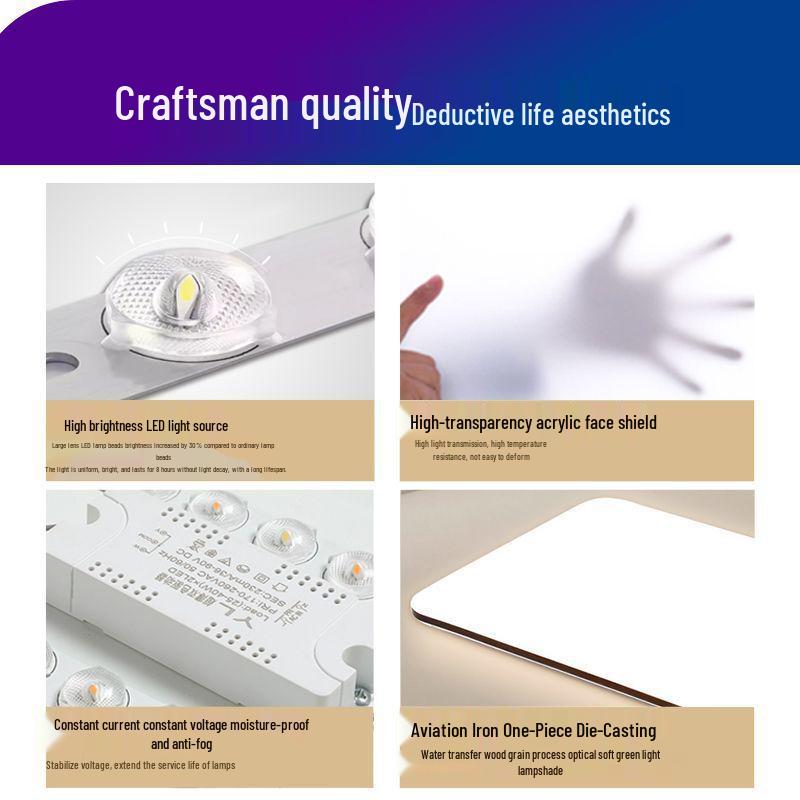 2025 Современный Минималистичный Светодиодный Потолочный Светильник для Гостиной, Спальни, Кабинета и Балкона - Сверхяркий