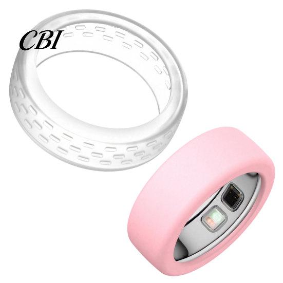 Outdoor Activity Ring Case 2 Pcs Silicone Protector for Oura Ring5, Ultra-Thin Smart Sleeve, Scuff Guard Scratch Resistant Waterproof All Round Daily
