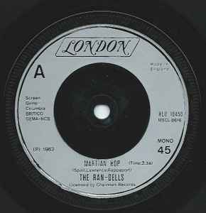 7-дюймовая пластинка RAN-DELLS - Марсианский хоп / Прости меня, дорогая (Я HLU10450 London Records UK Pop Использовано