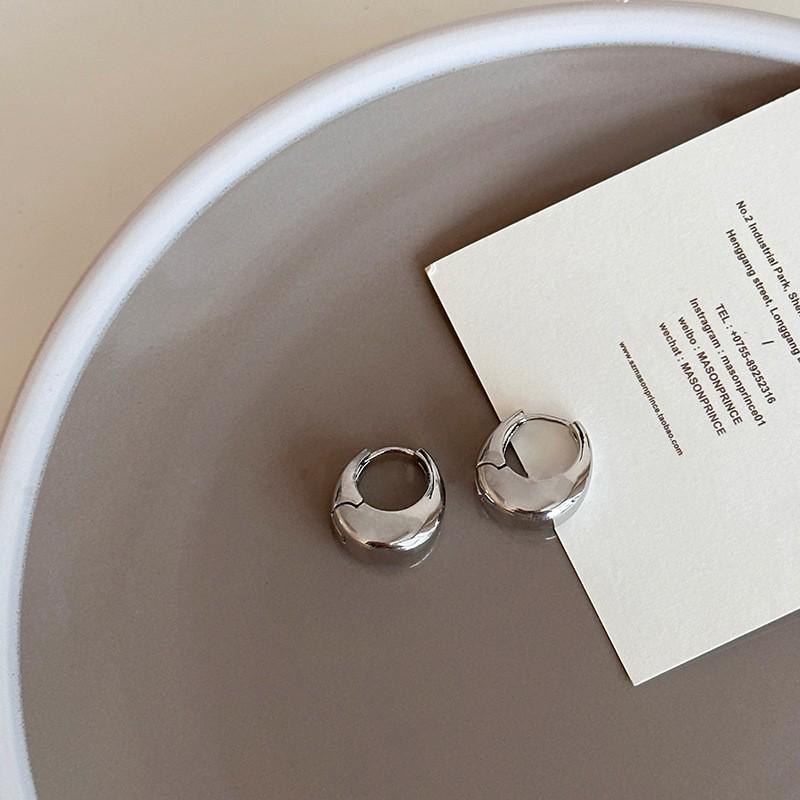 Геометрические серьги-кольца в корейском стиле: Элегантные, Универсальные Украшения для Ушей для Женщин и Студенток