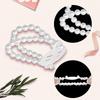8Pcs Elastic Pearl Wrist Bands Corsage Wedding Wristband Diy Artificial Flowers Decor Accessories For Wedding Beach Party