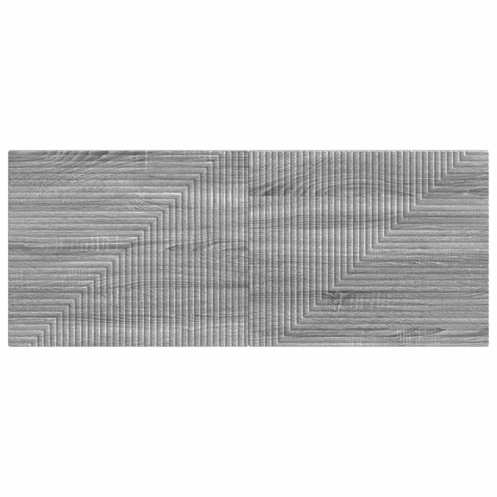 Wall Mounted Headboard HAARLEM Sonoma Grey Engineered Wood
