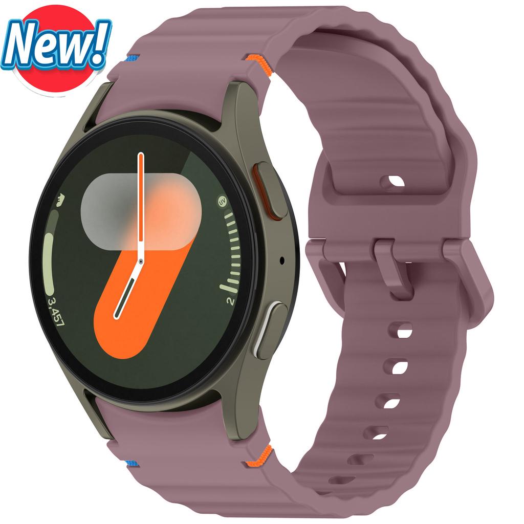 Band for Samsung Galaxy Watch 7 6 4 5 pro FE 44mm 40mm Original Silicone Bracelet correa Galaxy Watch4 6 Classic 43mm 47mm Strap