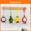 Fruit Avocado Unique Shaped Plush Toy With Hanging Rope For Playroom Decoration