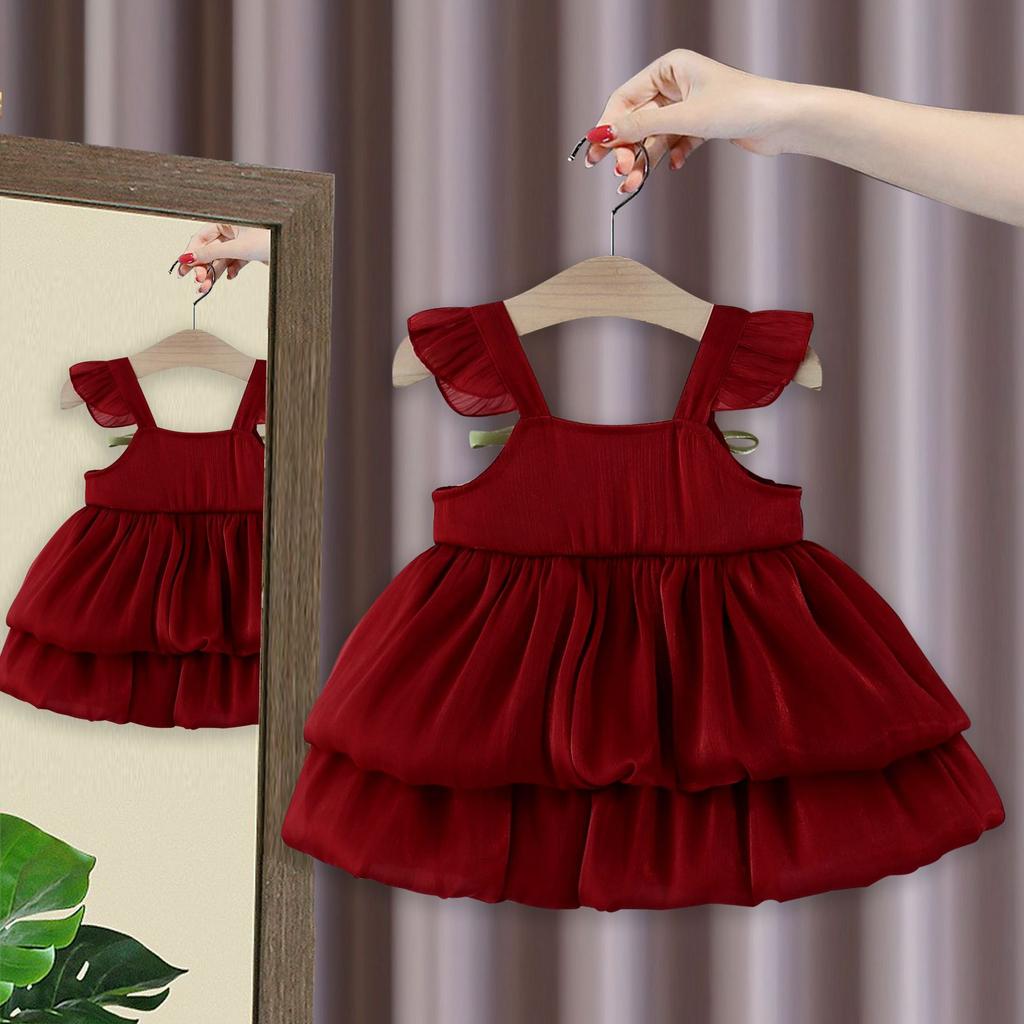 Girls' Dress Girls' Summer Korean Children's Sweet Princess Dress Camisole Dress