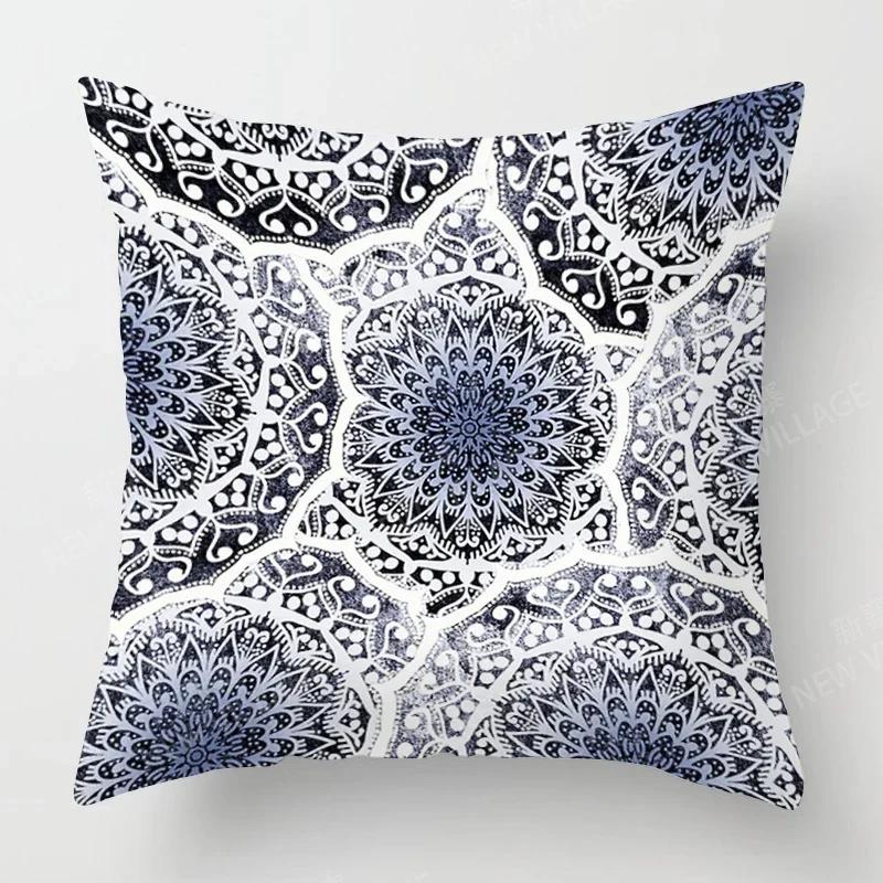 Осенний декор для дома осенняя гостиная наволочка для подушки диван бохо Чехол для подушки мандала 45x45см 45*45 50x50 60x60см 40*40 40x40см