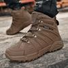 Дышащие Военные Ботинки для Боевых Действий и Туризма - Износостойкие, Большого Размера, в Стиле Российских Спецподразделений
