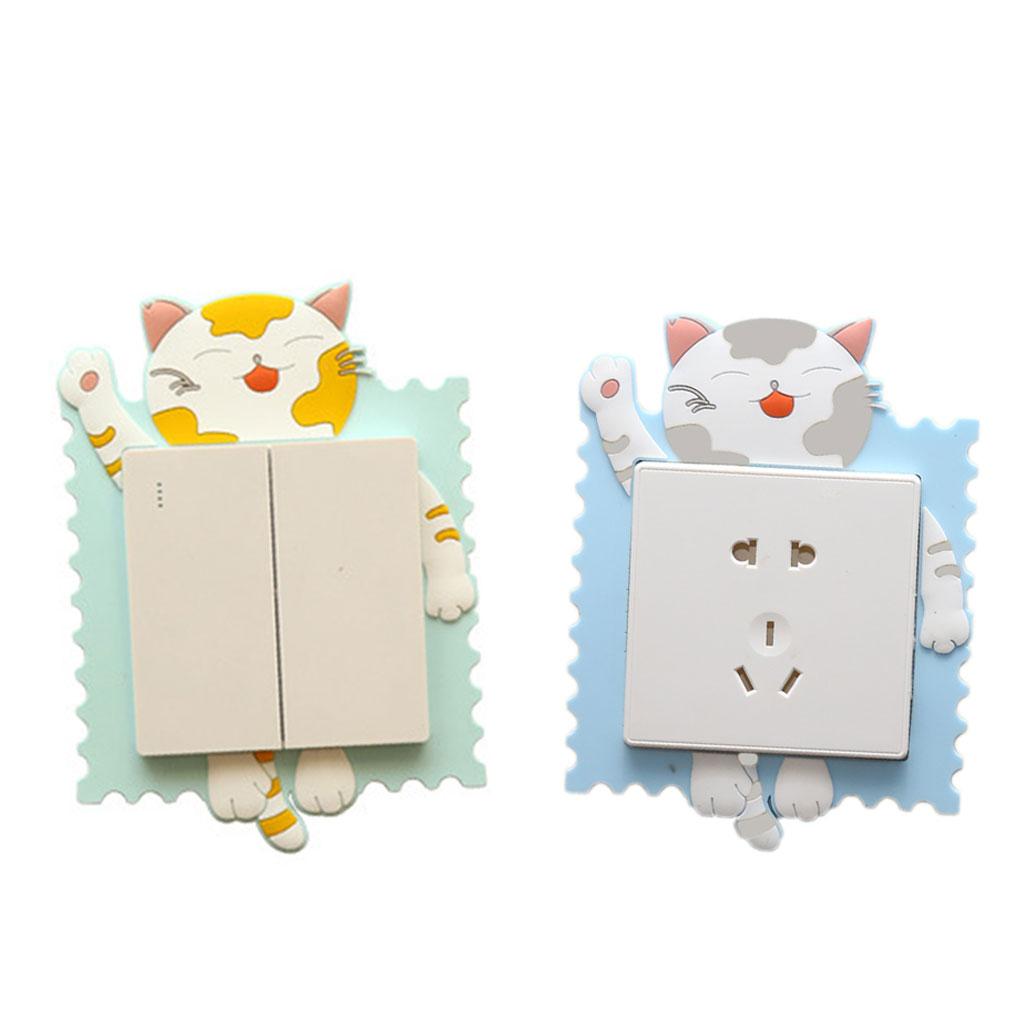 Светящиеся наклейки на выключатель света, антипригарные светящиеся наклейки на выключатель света, защитная крышка, декоративные наклейки на розетку в гостиной