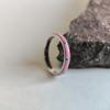 Silver Ring with Enamel, Cubic Zirconias, Product Weight 1.9 G (60002257)