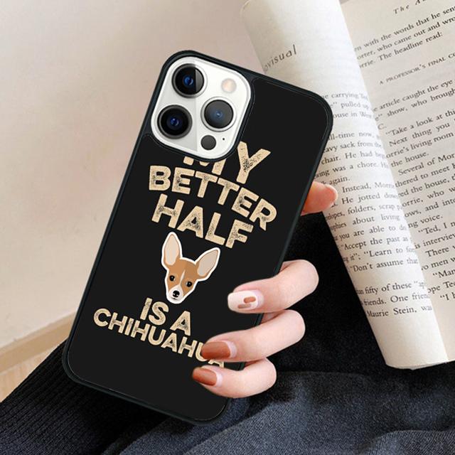 Чихуахуа Милая Собака Щенок Чехол для Телефона Задняя Крышка для iPhone 17 Air 16 15 14 13 11 12 Pro Max Plus Fundas Coque