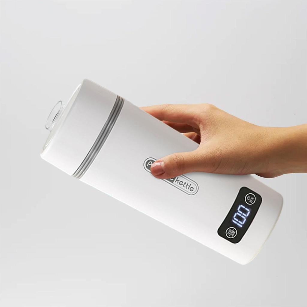 Портативный чайник Электрический чайник Из нержавеющей стали Изолированный чайник для горячей воды