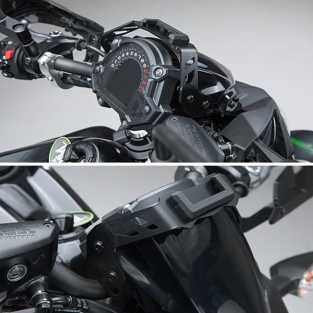 NEW Black Navigation Bracket GPS 2016 2017 2018 2019 FOR KAWASAKI Z650 Z 650 Z650 Motorcycle Mobile Phone Holder Mount