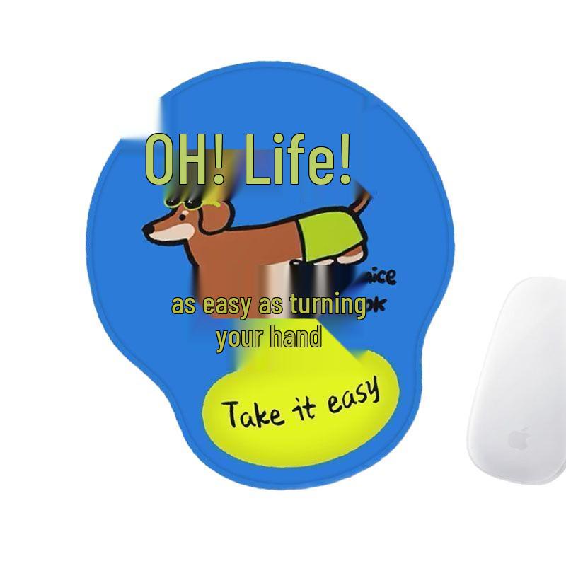 Customized Cartoon Gel Wrist Rest Mouse Pad - Thick, Non-Slip, Comfortable