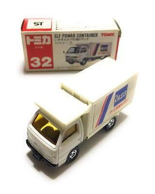 Tomica Red Box 32 Isuzu Elf Переездной грузовик Художественный переездной центр Красный логотип TOMY 1/78