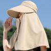 Sunscreen Mountaineering Hat Wide Brim Women Sun Hat Fashion Shawl Fisherman Hat  Outdoor