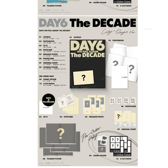 DAY6 - The DECADE (?ШЕСТЬ НА КУБИКЕ ВЕР., ВЕРСИЯ ГОРОДСКИЕ ДНИ) - Релиз  2025-09-05