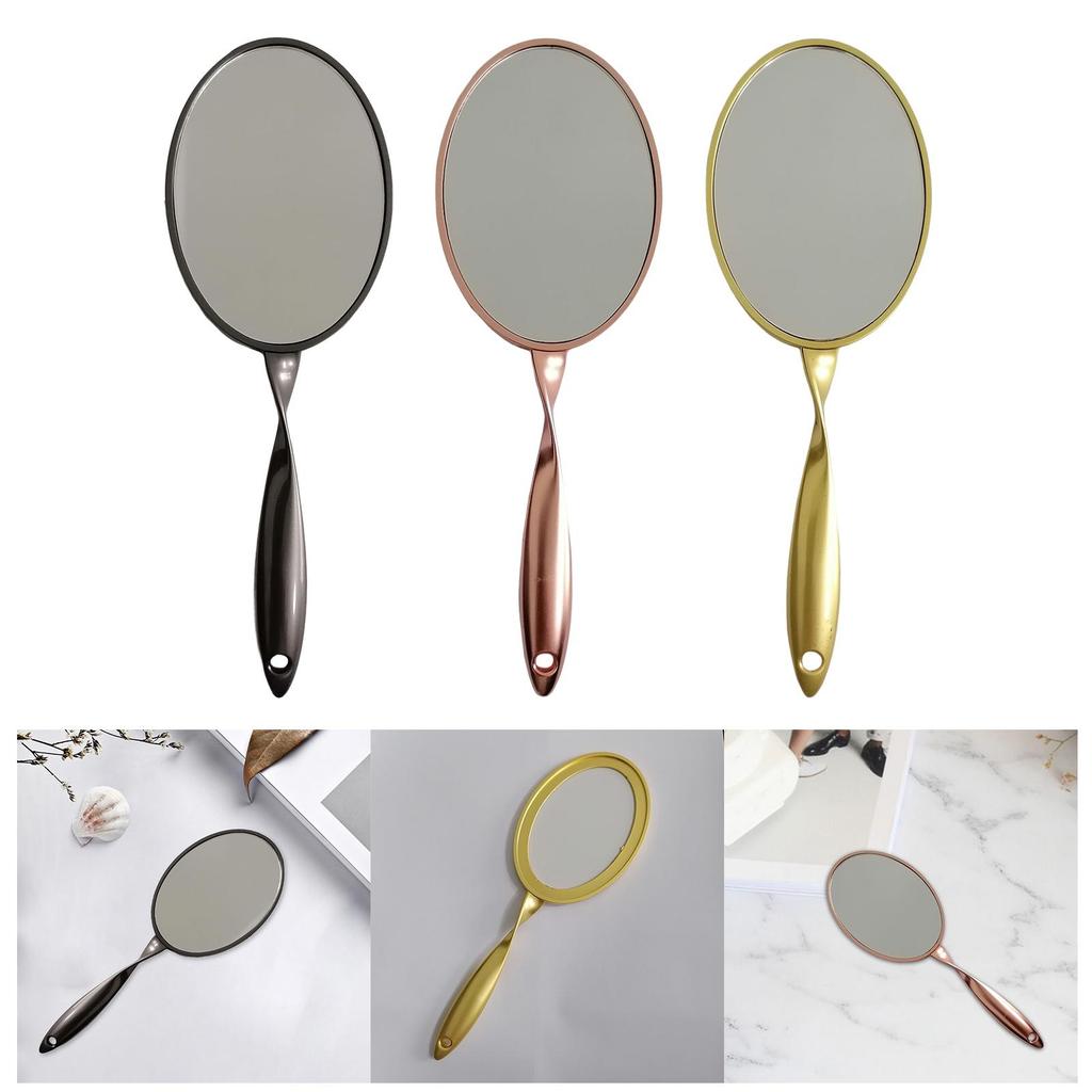 Handheld Makeup Mirror Vintage Pocket Vanity Mirror Women Girls DIY Compact Cosmetic Mirror Small Mirror for Travel Home