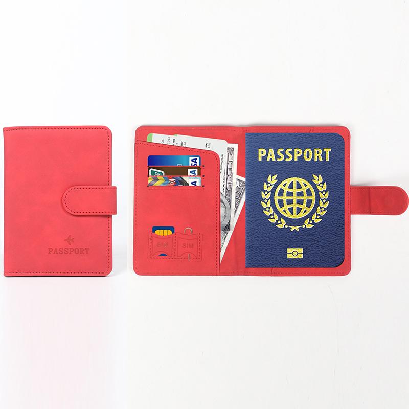 Обложка для паспорта для женщин и мужчин с Rfid-защитой, деловая карта, обложка для паспорта, чехол для паспорта из искусственной кожи, дорожные аксессуары