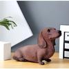 New Dachshund Ornaments Creative Home Living Room Resin Crafts Desktop Decoration Decorations