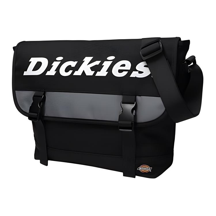 New Dickies Polyester Messenger Bag, Crossbody Bag, Shoulder Bag Unisex Black 202U90LBB64BK02
