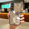 Матовый чехол с геометрическим узором для Samsung S25 S24 Fe S22 Plus Ultra S23 S21 A56 A36 A55 A16 A54 A35 A52 A25 A15 A14 5g A32 гибридный чехол-накладка