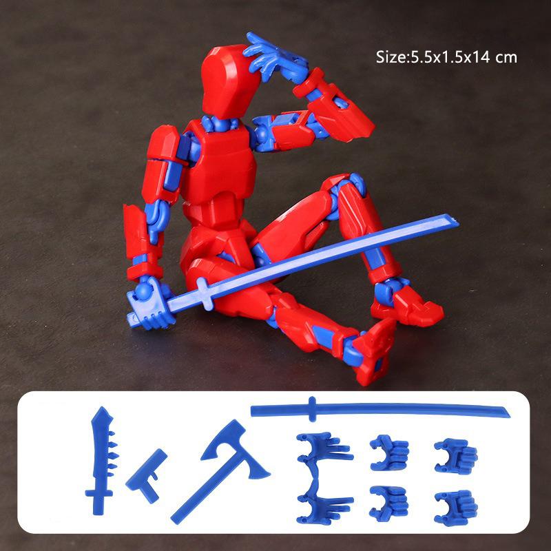 13 Titan Action Figure Multi-Jointed Movable Shapeshift Robot 3D Printed Mannequin Dummy Toys Ornament For Children Adult Gifts