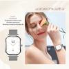 2025 New Fashion Women Smartwatch AMOLED HD Screen Heart Rate Blood Oxygen Monitoring BT Call Sports Smartwatch Woman for IOS Android