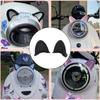 1 пара мотоциклетных клейких кошачьих ушей, украшение для шлема, декор для шлема, модные наклейки для шлема, аксессуары для шлема