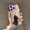 Модный чехол для телефона в национальном стиле с кошкой, подходит для iPhone 17 16 15 14 13 12 11 Pro/Max/Plus, противоударная задняя крышка