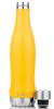 Бутылка для воды GLACIAL, бутылка из нержавеющей стали с вакуумной изоляцией, 600 мл, горячая/холодная, газированная, Швеция, ледяная, матово-желтая
