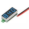 Тестер напряжения Регулируемый высокоточный мини-0,28-дюймовый двухпроводной цифровой вольтметр для автомобиля
