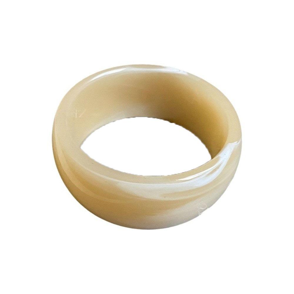 Round Resin Bangle Europe American Style Exaggerated Bracelet Temperament Cuff Bangles  Girls