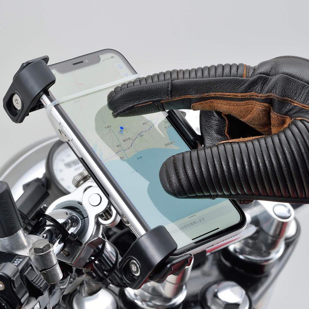 Daytona Motorcycle Leather Smartphone Standard Vintage Line 19499 Gloves, (Goat Leather), Spring, Summer, Autumn, Winter, Compatible, Gloves, HBG-061,