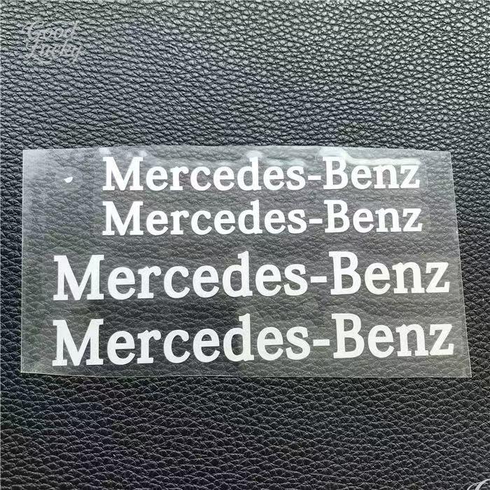 YDC4 Fashion 6pcs Car Styling Dustproof Stickers For Mercedes Benz AMG A C E R M class CLA GLA W204 W210 W124 W205 W203 Auto Goods