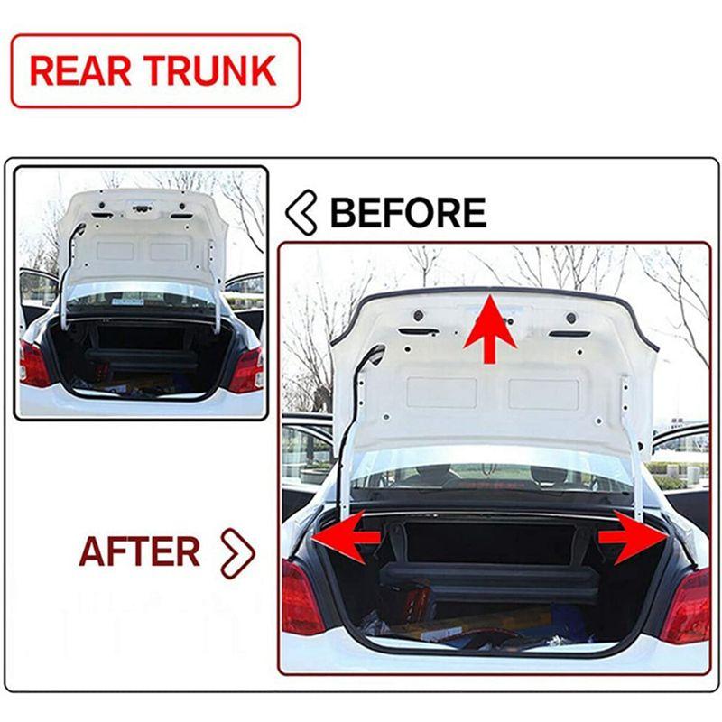 A42M-6Pcs Rubber Auto Door Seal Strips Kit Whole Car Sealing Trim Tape Noise Reduction For Tesla Model S