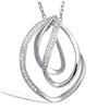 [K6443] - Silver Pendant 'Goddess' Silver-white (rhodium-plated) - 30x22 Mm