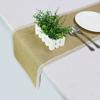Wedding Party Table Runner Burlap Natural Jute Linen Table Decoration Accessories Home Table Cloth