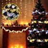 5/10M Christmas Ribbon String Light Lace Bows Ribbon Lights Ornaments  Outdoor Decor