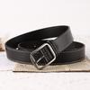 Ремень из сплава с пряжкой, мужской, модный, простой, мужской и женский, одинаковый ремень, ремень для автомобиля