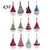 Faceless Gnome Decorations Hand Crochet Christmas Ornaments, Knitted Hanging Decorations, Small Tree Charms Yarn Elf Pendants for Home Door Car Decor