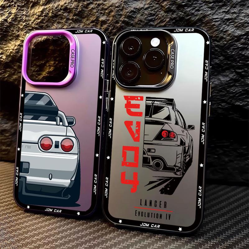 Спортивный чехол для телефона JDM Dream Car для Apple iPhone 16 15 Pro Max 13 14 Plus 12 11 Pro plus Матовый