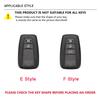 Leather Car Smart Remote Key Case Cover Holder Shell Fob For Toyota Corolla Prius Camry CHR C-HR RAV4 Altis Land Cruiser Prado