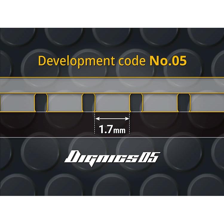 Накладка для настольного тенниса Butterfly Dignics 05 High Tension 06040 Черная Экстра Толстая Обратная Сторона Мягкая Ракетка