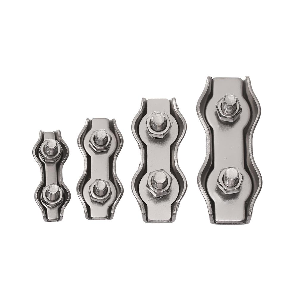 Hardware Fixing Tool Egg Shape Rope Simple Grip Rigging Thimbles Bolt Clip Wire Rope Clamp Caliper