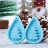Making Tools Dangle UV Epoxy Earrings Resin Mold Merry Christmas Resin Silicone Mould Pendant Molds