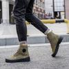 Новые модные высокие мужские ботинки, удобные повседневные мужские ботинки для альпинизма в джунглях, мужские ботинки на платформе с широким дном