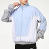 Nike Тканая баскетбольная куртка Throwback с воротником-стойкой Мужские куртки Водородно-синие CV1932-407