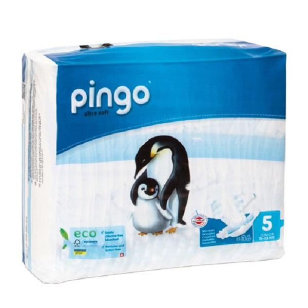 Pingo Swiss Organic Diapers Stage 5 (12-25kg) 36 Sheets